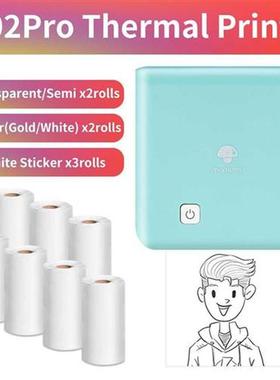 Phomemo Wireless Mini Portable Printer M02Pro Thermal Printe