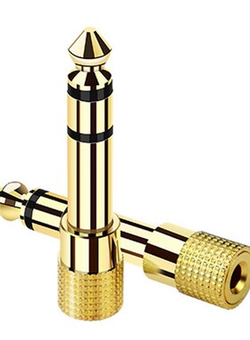 Jack 6.5 6.35mm Male Plug to 3.5mm Female Connector Headphon