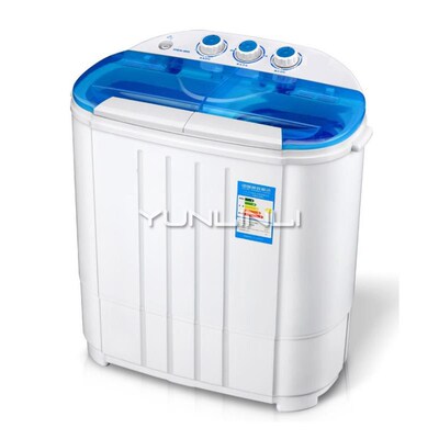 Household Electric Clothes Washing Machine Dryer Double Cyli