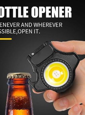 Mini LED Flashlight Keychain Portable Rechargeable Outdoor