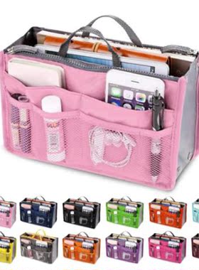 Organizer Insert Women Storage Bag Nylon Travel Insert Organ