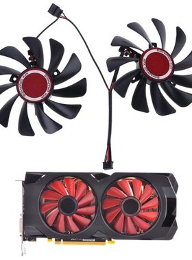 2pcs 95mm FDC10U12S9-C CF1010U12S Cooler Fan Replace for XFX