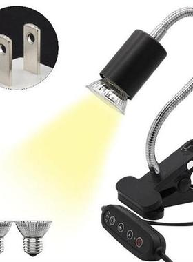 E27 With 2 LED Bulbs Dimmable Clip On Gooseneck Simulate