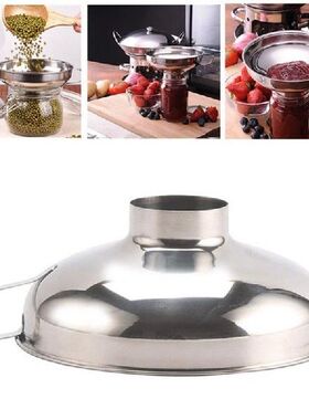 Wide Mouth Liquid Funne For Jars Stainless Steel Canning