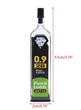 5pcs 0.3/0.5/0.7/0.9mm HB 2B Refill Lead For Automatic  Mech