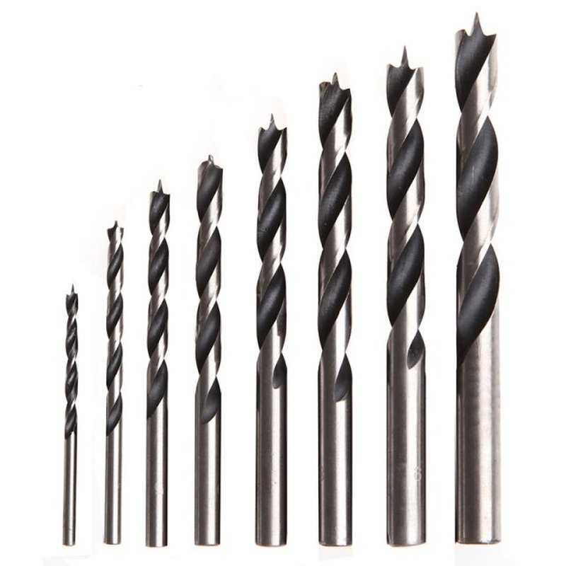 8Pcs/Set 3MM-10MM HSS Drill Bits Kit For Woodworking Metal W