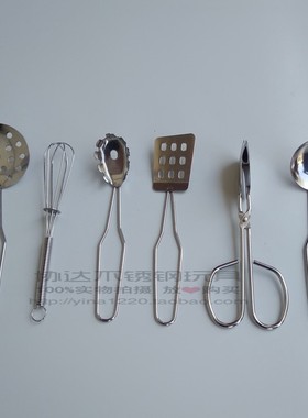 Children play toys stainless steel toys simulation tableware