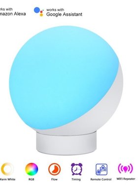Wifi Smart Table Lamp RGBW 7W Dimmable Control Timer Switch