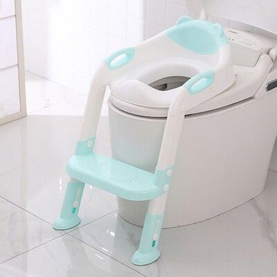 Kids Soft Padding Potty Training Seat Child Folding Ladder