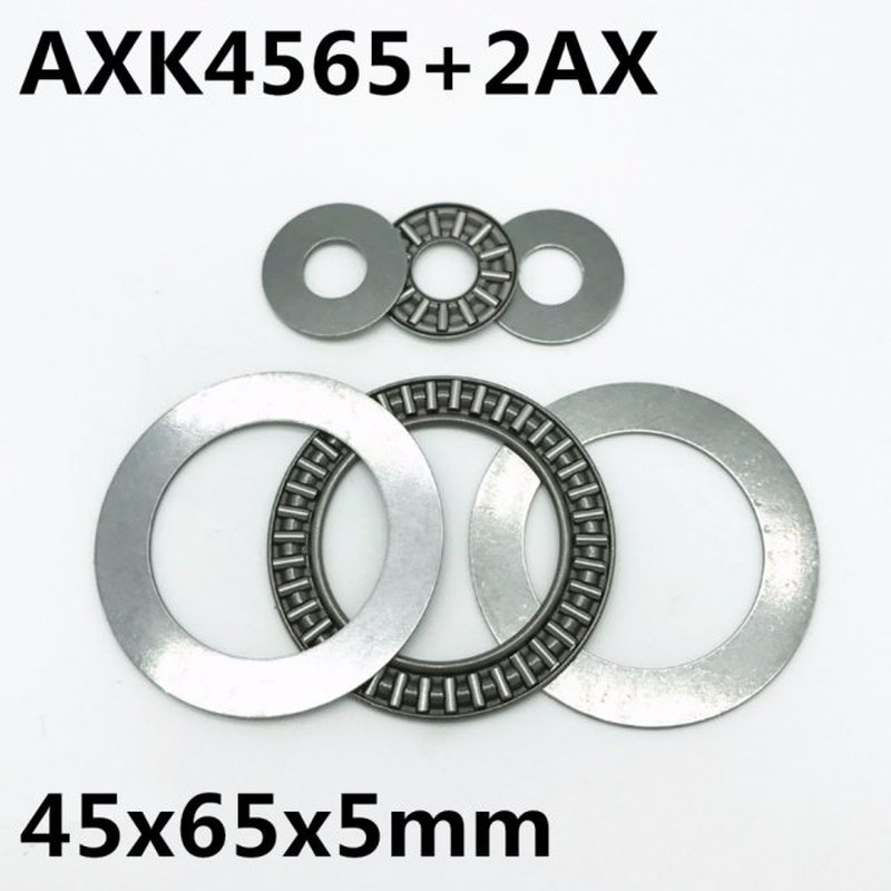 10pcs AXK4565 2AS Thrust Needle Roller Bearing 45x65x3 mm Th