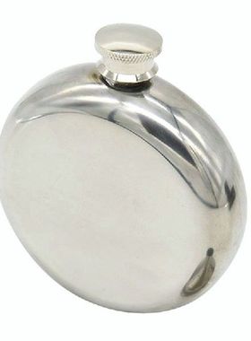 5OZ Stainless Steel Hip Flask Mini Round Alcohol Liquor