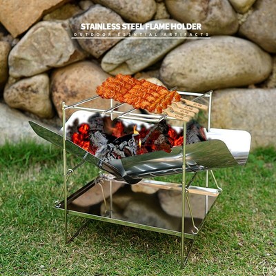 Ultralight Outdoor Portable Wood Stove Burner Multifunctiona