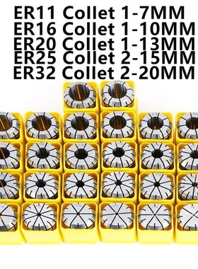 ER8 ER11 ER16 ER20 ER32 ER40 chuck collet set  Spring Collet