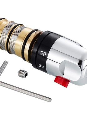 Brass Thermostatic Bath Mixer Shower Valve Tap Faucet Spool