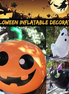 Halloween PVC Inflatable Animated Ghost Spider Pumpkin Outdo