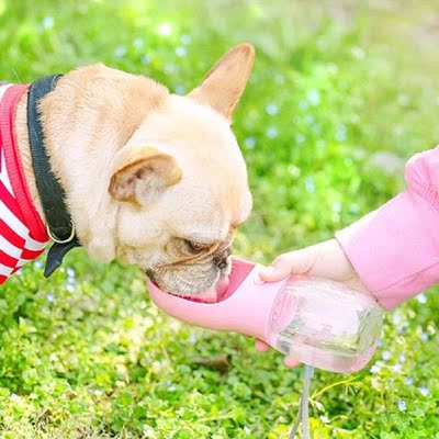 Plastic Puppy Water Bowl Portable Automatic Travel Water