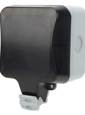 Power Socket German?Style 2 Hole Waterproof Socket Wall Powe