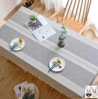 Tablecloth highgrade Japanese bedroom simple ins fabric c