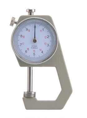 Handheld Thickness Gauge 0-20mm 0.1mm Precision Accuracy Rou