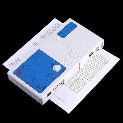 RJ45 RJ11 BNC 1394 USB LAN Network Phone Cable Tester Meter