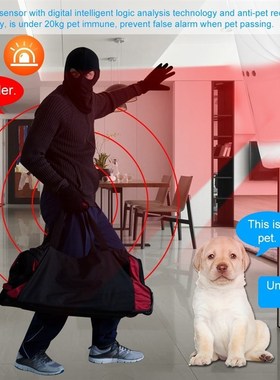 Pet Immune Wired PIR Motion Sensor Passive Infrared Detecto