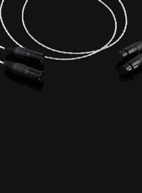 Pair XLR Balanced Cable Condenser Microphone Noise Reduction