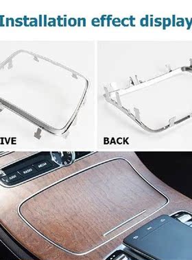 Ashtray Cup Holder Strip Trim Chrome Frame Outdoor Personal