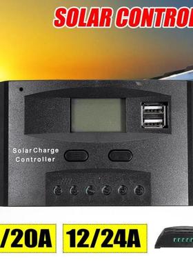 10A/20A 12V/24V Auto Solar Charge Controller PWM Controllers