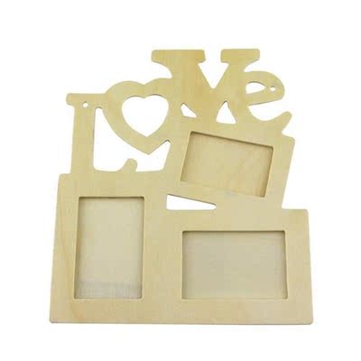 Home Decor Wooden Photo Album Frame DIY Craft Photo Frame Ho