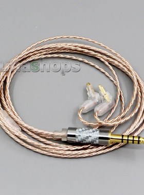 LN006365 Hi Res Silver Plated XLR 3.5mm 2.5mm 4.4mm Earphon