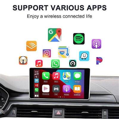 Wired to Wireless CarPlay Box Adapter Android Auto Dongle