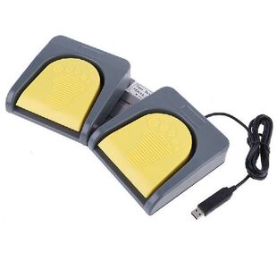 USB Double 2 Foot Switch Control Pedal Video Game