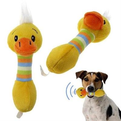 Cute Pet Dog Toys Chew Squeaker Animals Plush Puppy Honking