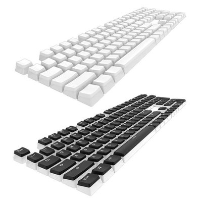 Double Shot PBT Keycaps 104keys Pudding Backlit Keycaps OEM