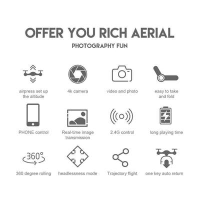 E88/E525 Wholesa Folding Quadcopter With Dual Camera Mini Dr