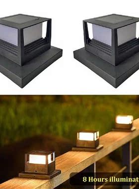 1pc/2pcs/4pcs Solar Light Fence Light IP54 Outdoor Solar
