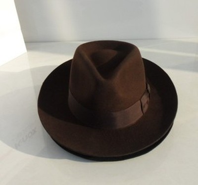 Wool Fedora Hat Unisex Felt Fedoras Hats Adult Fashion Trilb
