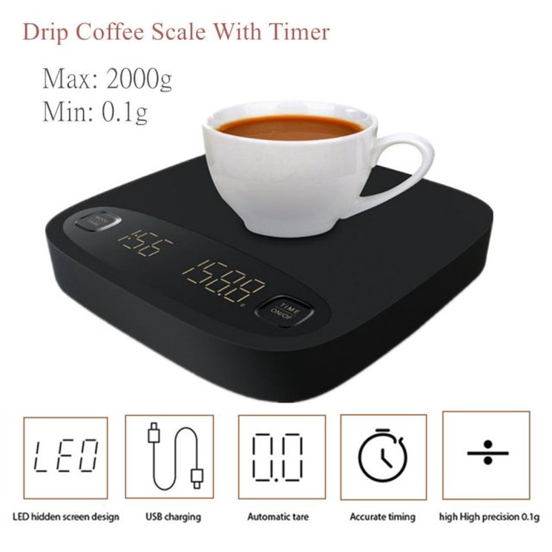 2022 Newest Drip Coffee Scale With Timer Smart Digital Scale