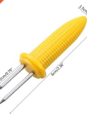 Creative Corn Cob Holders BBQ Grill Prongs Grips 适用于ks Pa