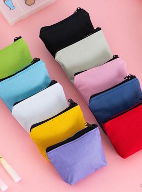 Coin Wallet Bag Handmade Women Girl Literary Zipper Coin