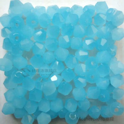 Isywaka Sale black colors 100pcs 4mm Bicone Austria Crystal