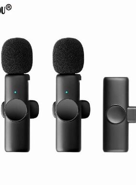 2.4G Wireless Lavalier Microphone Mini Audio Video