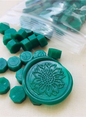 vintage sealing wax tablet pill beads granule/grain/strip st