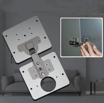 Kitchen Cupboard Door Hinge  Repair Kit Side Panels Mount Wi
