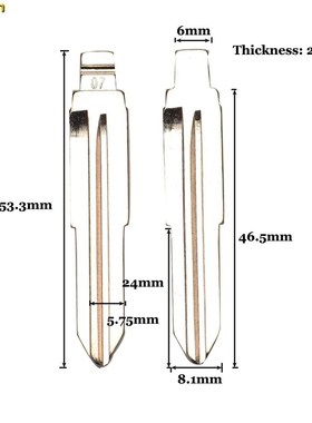 10X KD MIT11R No.07 15 16 23 62 Flip Remote Car Key Blade Fo