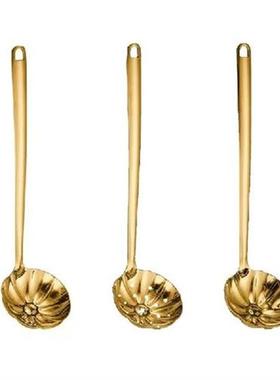 Long Handle Spoon Colander Hot Pot Soup Ladle Ramen Noodles