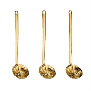 Long Handle Spoon Colander Hot Pot Soup Ladle Ramen Noodles