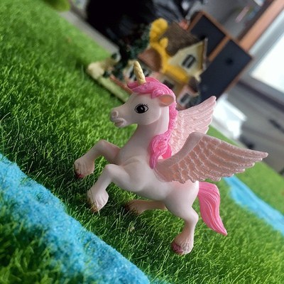 Miniature Rainbow Cake Decoration Unicorn Cake Flag Decorati