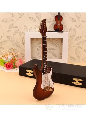 2021 New 10cm Miniature Electric Guitar Replica with Box Sta