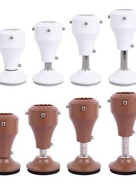 4 Pack Adjustable Bed Risers 360° Rotatable Furniture Ri